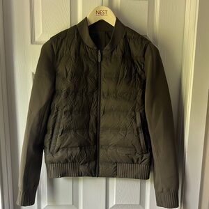Lululemon down reversible bomber jacket